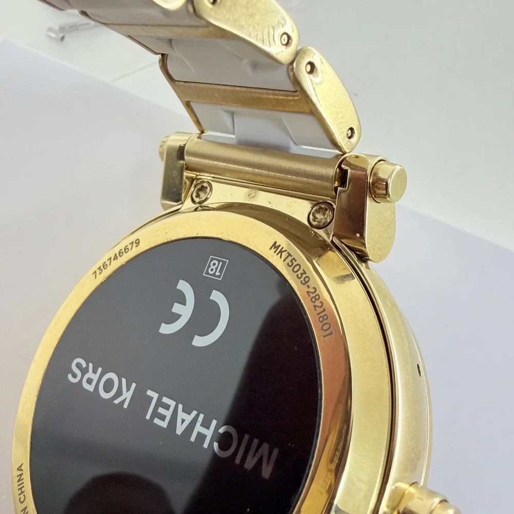 Michael Kors Access Women's Smart Watch Sofie Gold MKT5039 White NEW